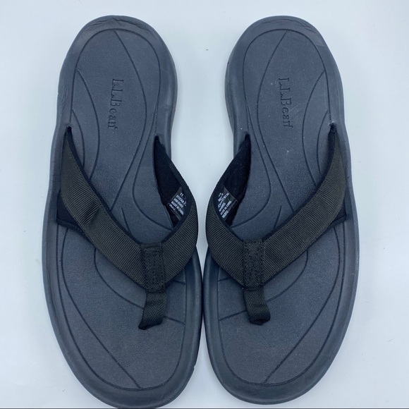 L.L. Bean Other - LL Bean Black Men’s Flip Flop Sandals